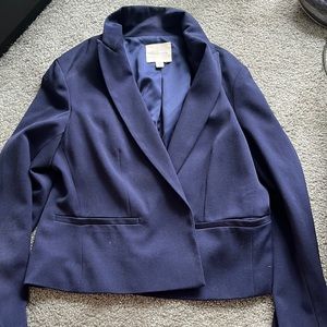 Silence and noise cropped blazer